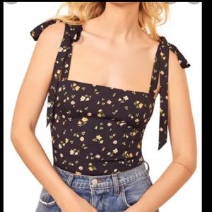 Reformation Ellora Top Venezia Print